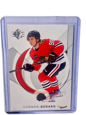 Connor Bedard 2024-25 SP Hockey Trading Card Upper Deck Chicago Blackhawks Rooki